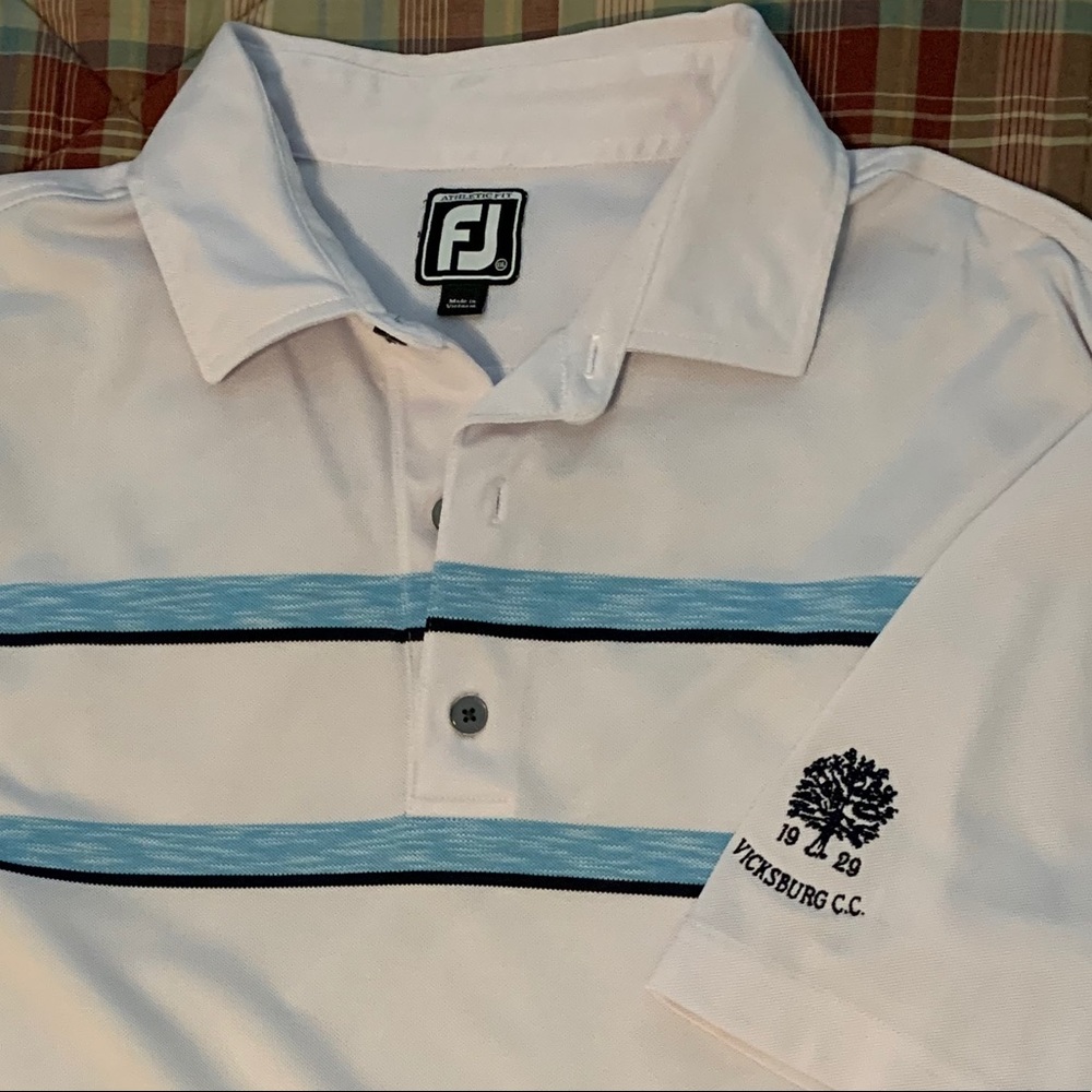 FootJoy polo with Vicksburg Country Club logo
